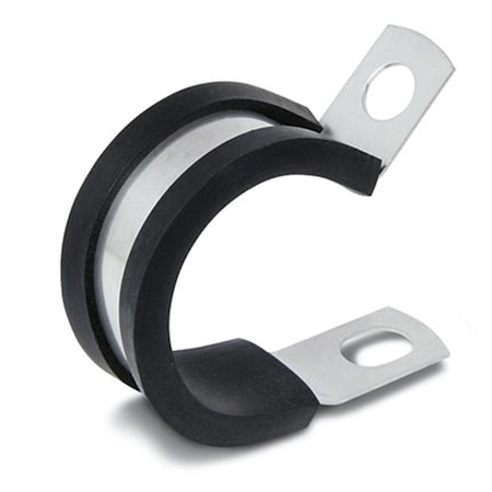 Tool Time Cable Clamp, Stainless Steel, 3/8 in Bundle Dia., Black, 25 PK TO116098